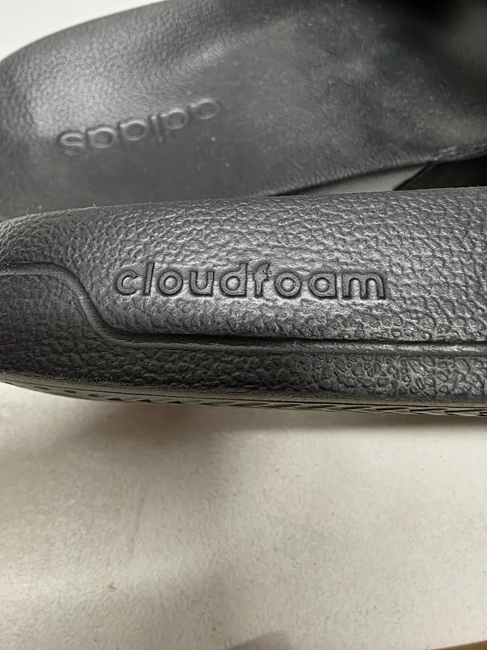 adidas Adilette Shower Slides Mens US 10 Black Since 1972 Cloudfoam GW8747